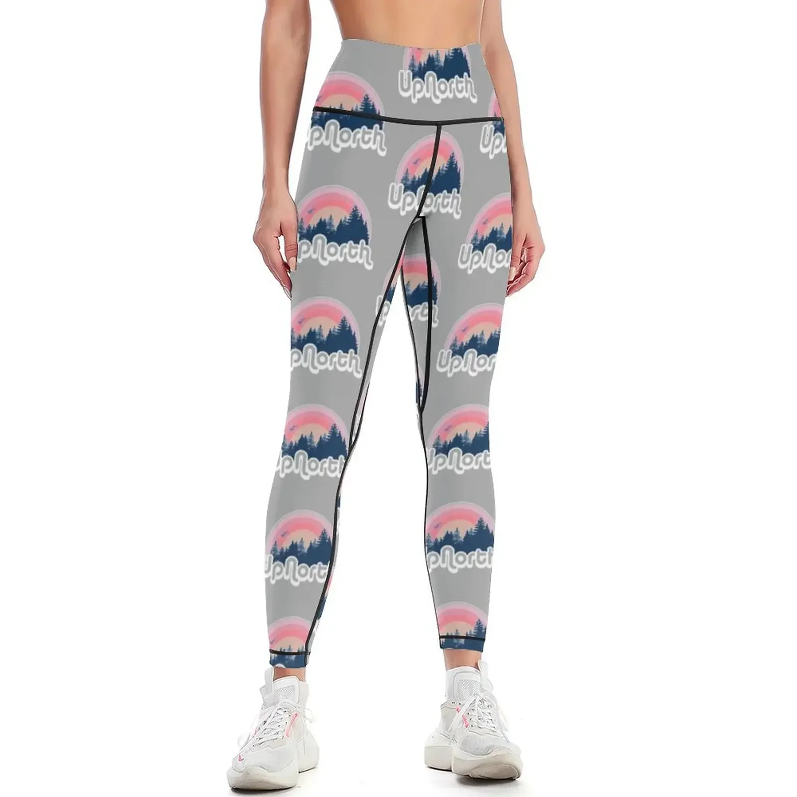 

Retro Up North Leggings gym top Golf wear sportswear woman gym 2025 Clothing fitness Womens Leggings