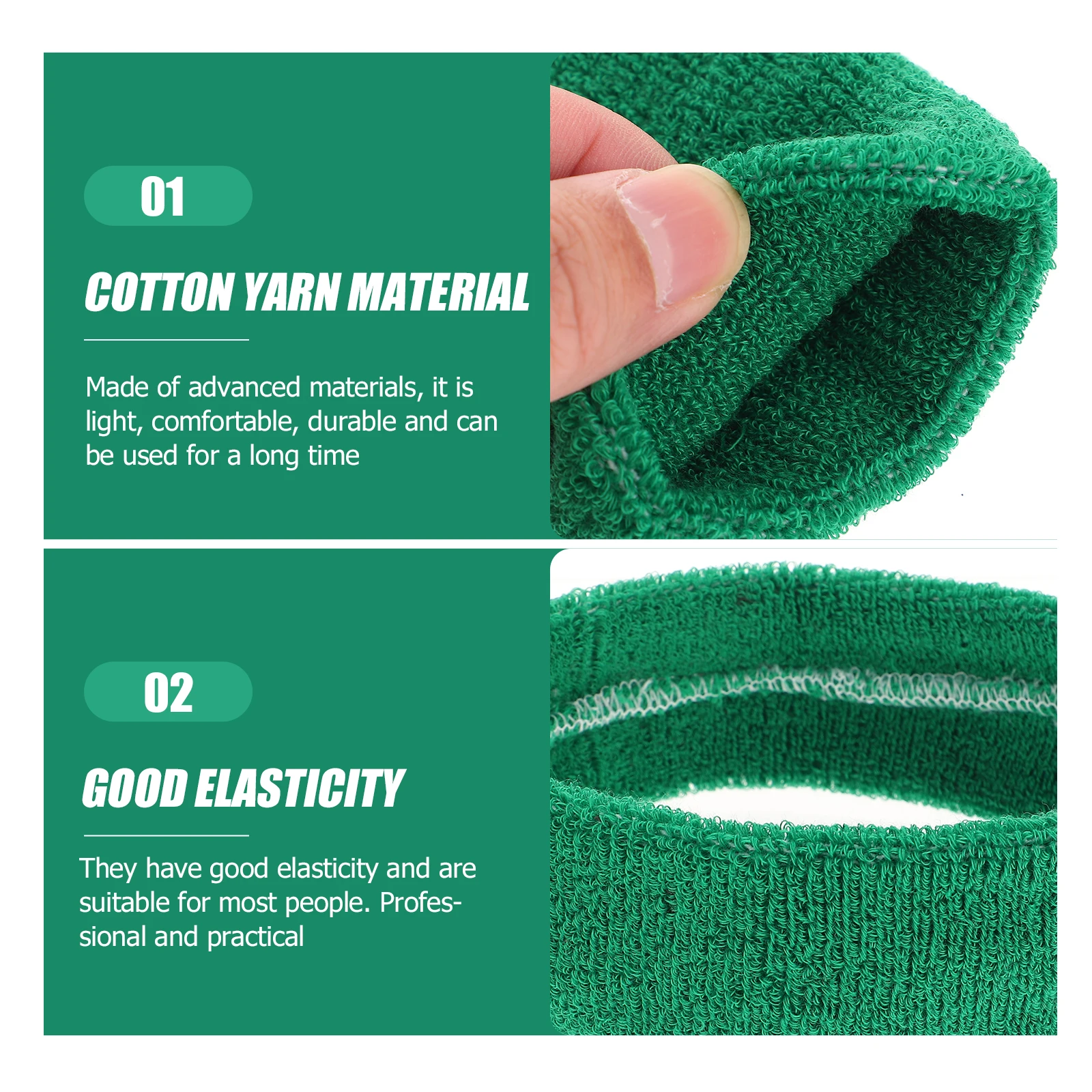 

Sport Headband Wrist Guard Set Wristbands Workout Basketball Elastic Men Fitness Headbands