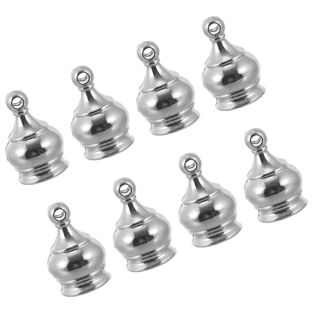 

8pcs Brass Finial Cap Knob Tall Decorative Finials For Lamp Shade Parts Repair Vintage Lamp Accessories Components