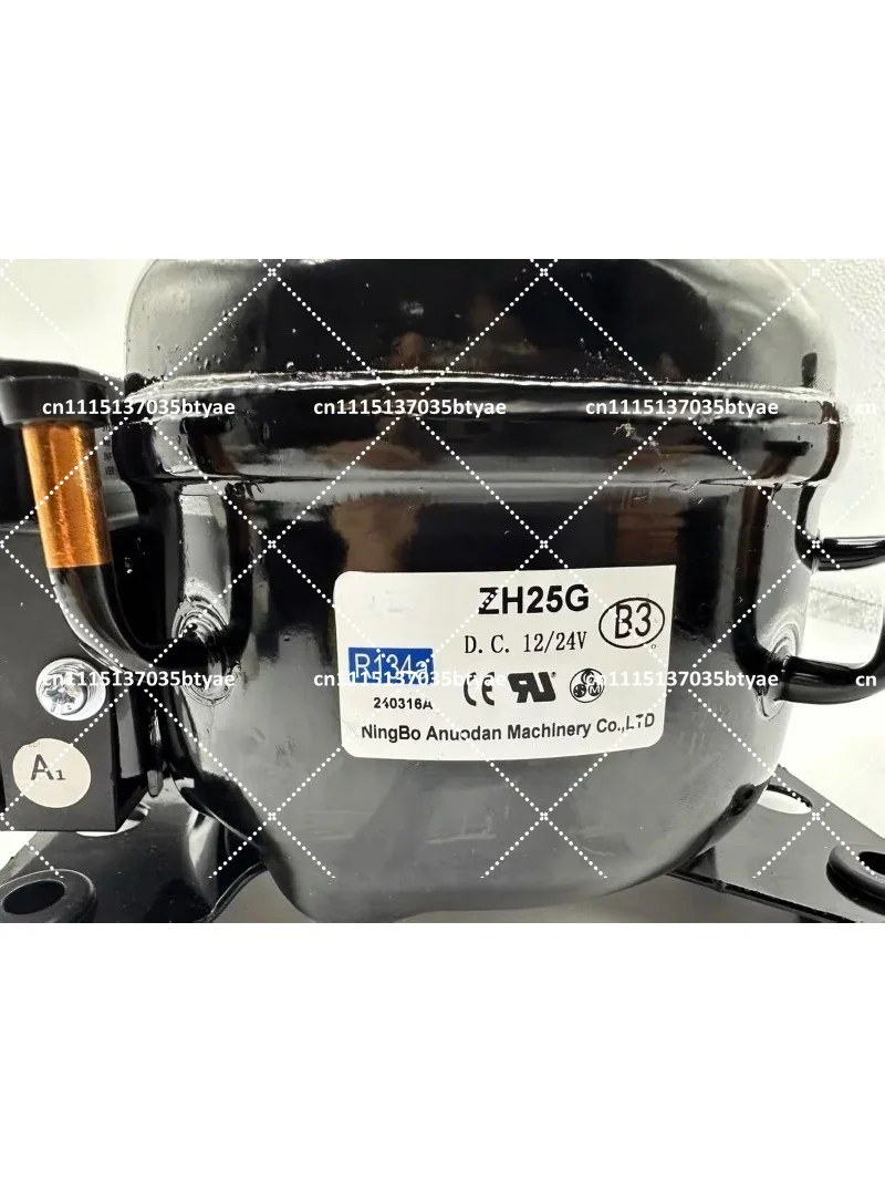 Brand-new car refrigerator compressor, 12v/24v car refrigerator, outdoor micro inverter DC compressor ZH25G/35G