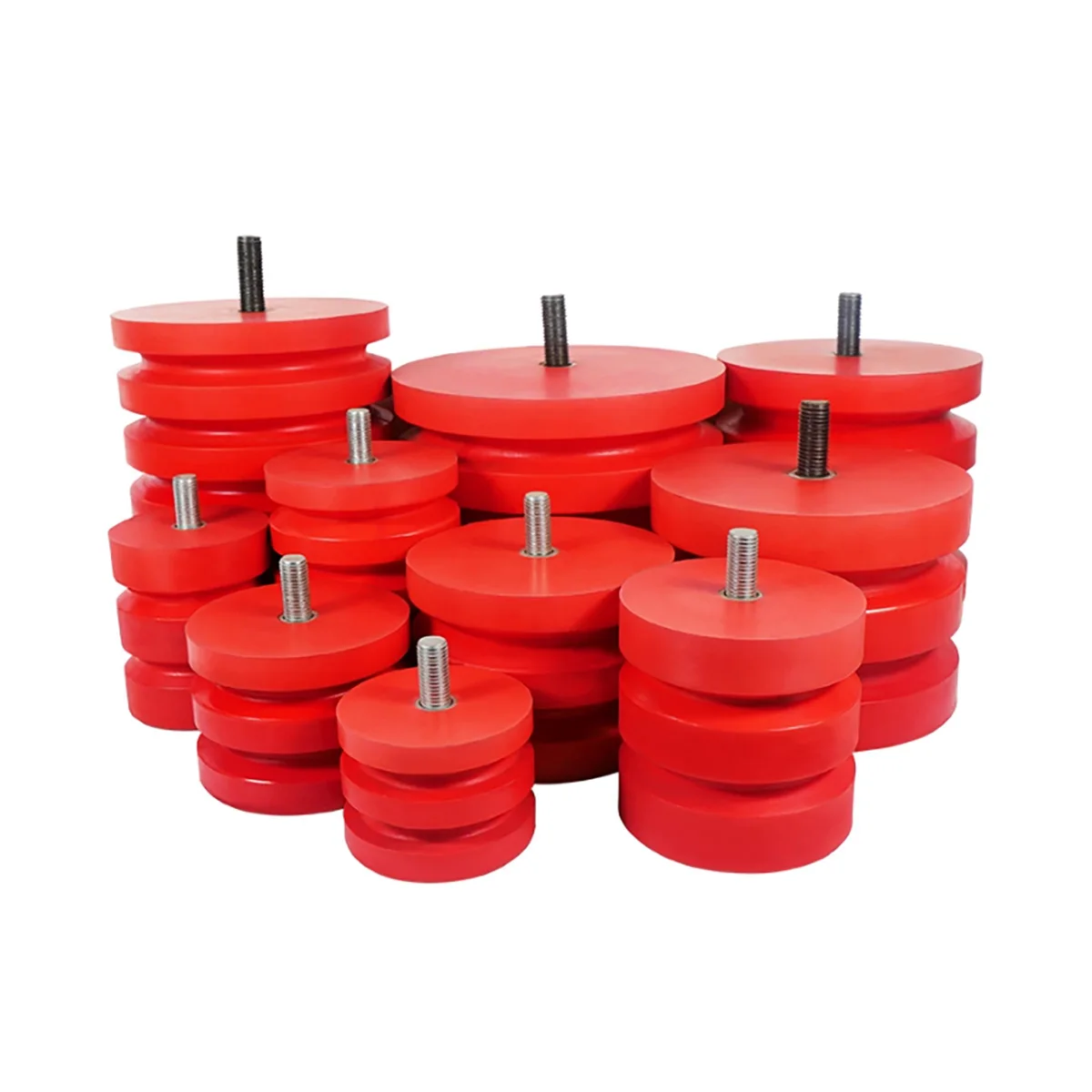 Buffer de poliuretano/guindaste/buffer de elevador/dispositivo anticolisão/almofada de amortecedor/parafuso/bloco de borracha de cabeça de impacto