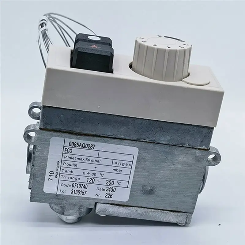 ABRU-For Mini Gas Fryer Thermostatic Control Valve Model 710 120-200℃ Gas Valve Replacement Temperature Control Accessories