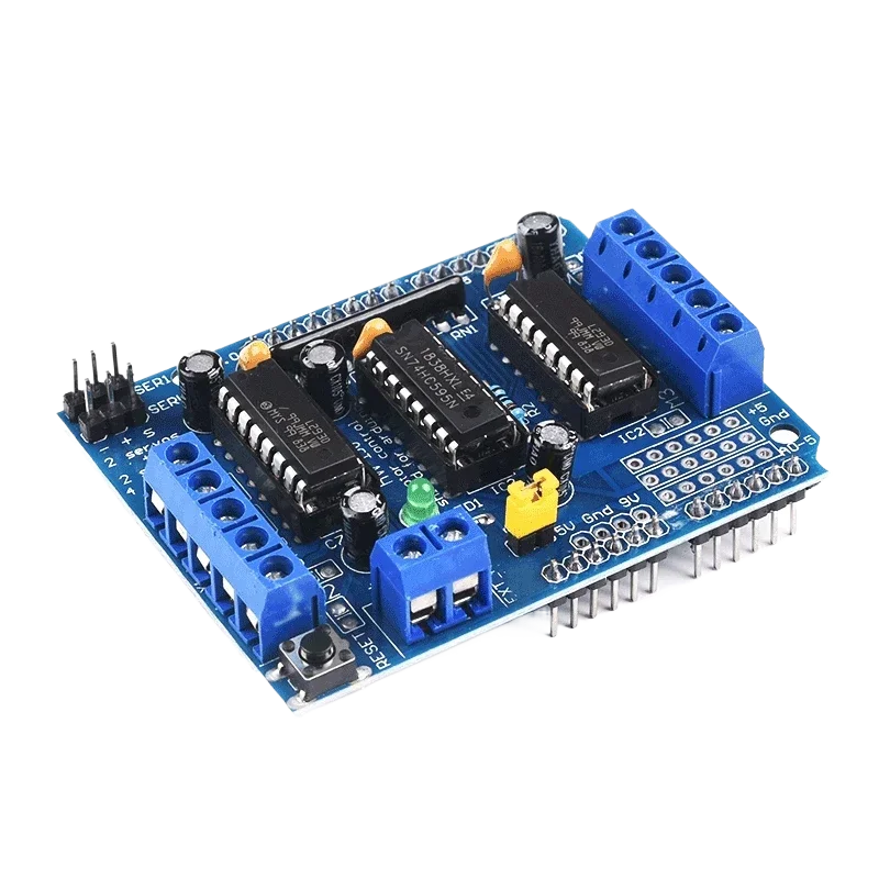 L293D Stepper Motor Driver Board Control Shield Module Motor Drive Expansion Board for Arduino Mega2560 4-Channel UNO R3