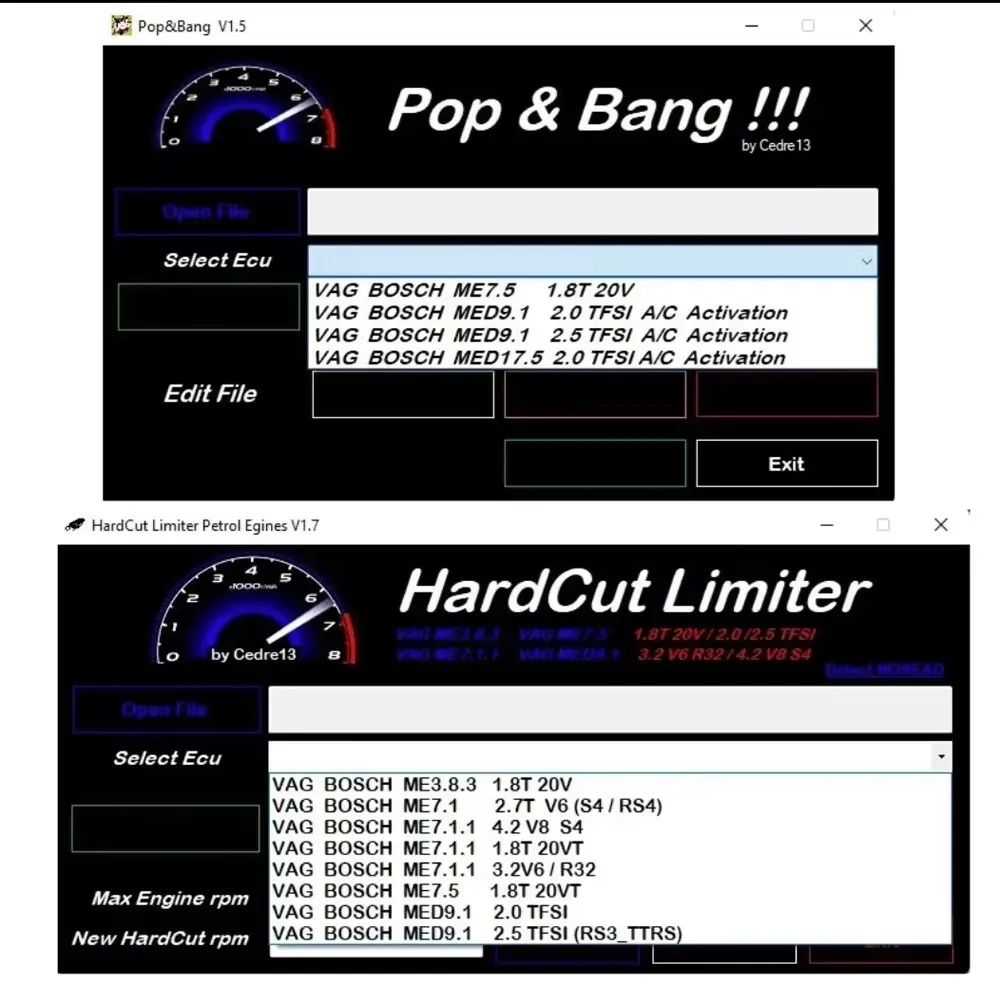 The latest hard-cut limiter Diesel+Gasoline Engine+Pop & Bang Software 3-in-1 package, unlimited use of after-sales protection