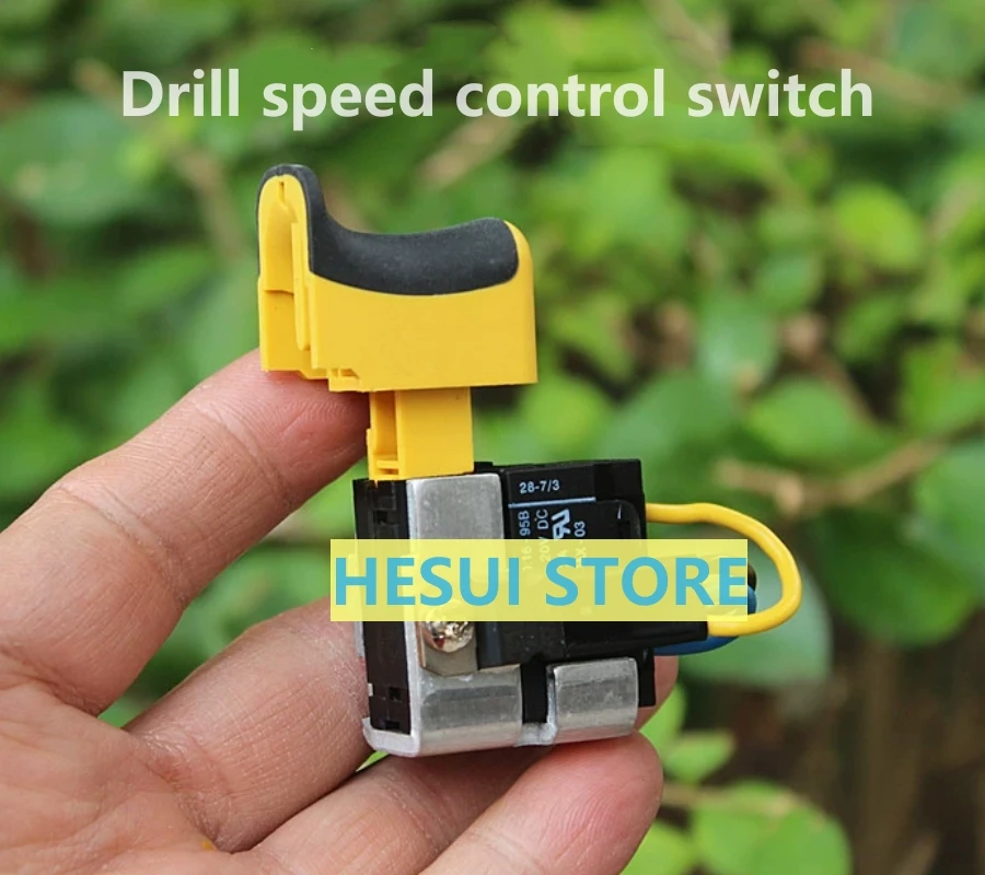 9.6-20V lithium charging drill hand  switch DC brush motor speed control 12A