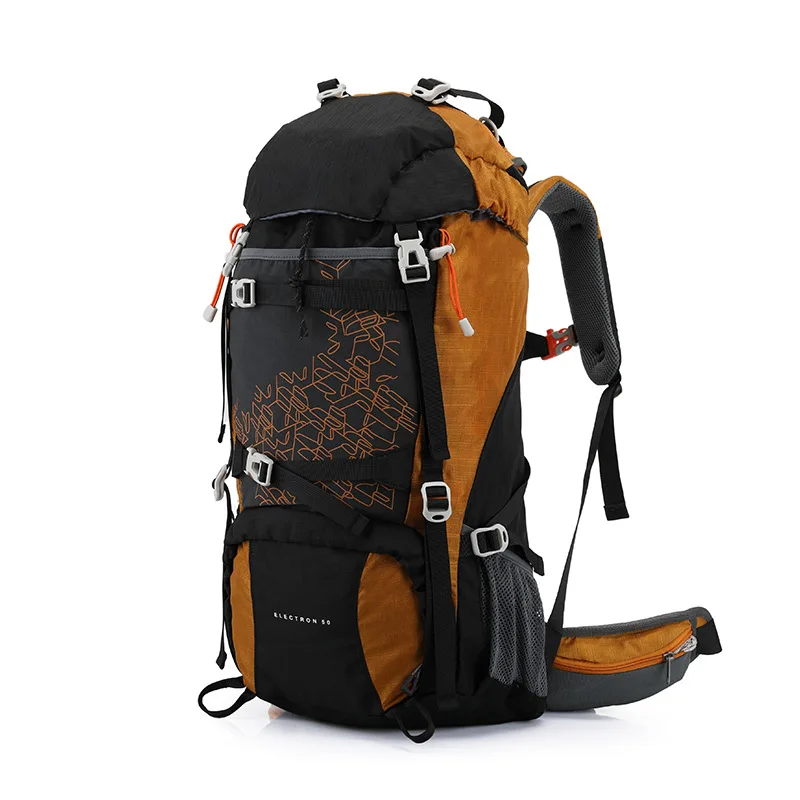 

Outdoor hiking bag waterproof nylon large capacity backpack for men and women travel camping sports travel trekking bag 50L