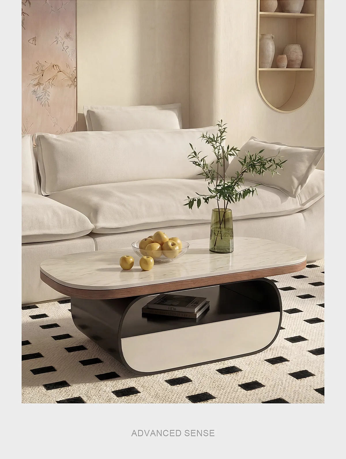 Storage Writing Side Table Luxury Modern Living Room Designer Organizer Drawers Coffee Table Moving Couchtisch Home Furniture