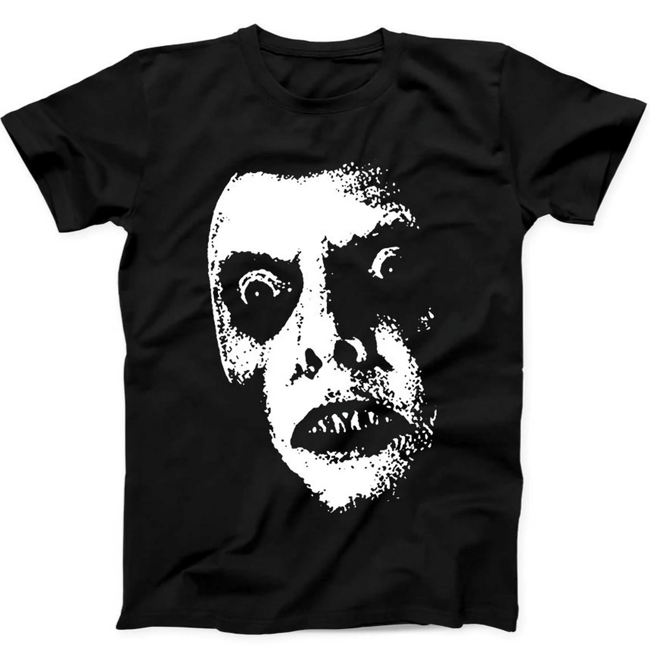 Camiseta holgada y transpirable de verano para hombre y mujer, regalo de terror de Halloween, Capitán Pazuzu Howdy, The Exorcist