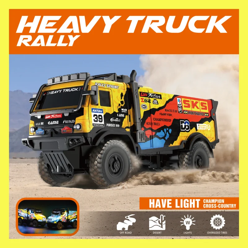 1:18 Off-Road Rc Truck 4 Channel Electric Remote Control Car With Lights Graffiti Electric Children'S Toy Cars Halloween Gift