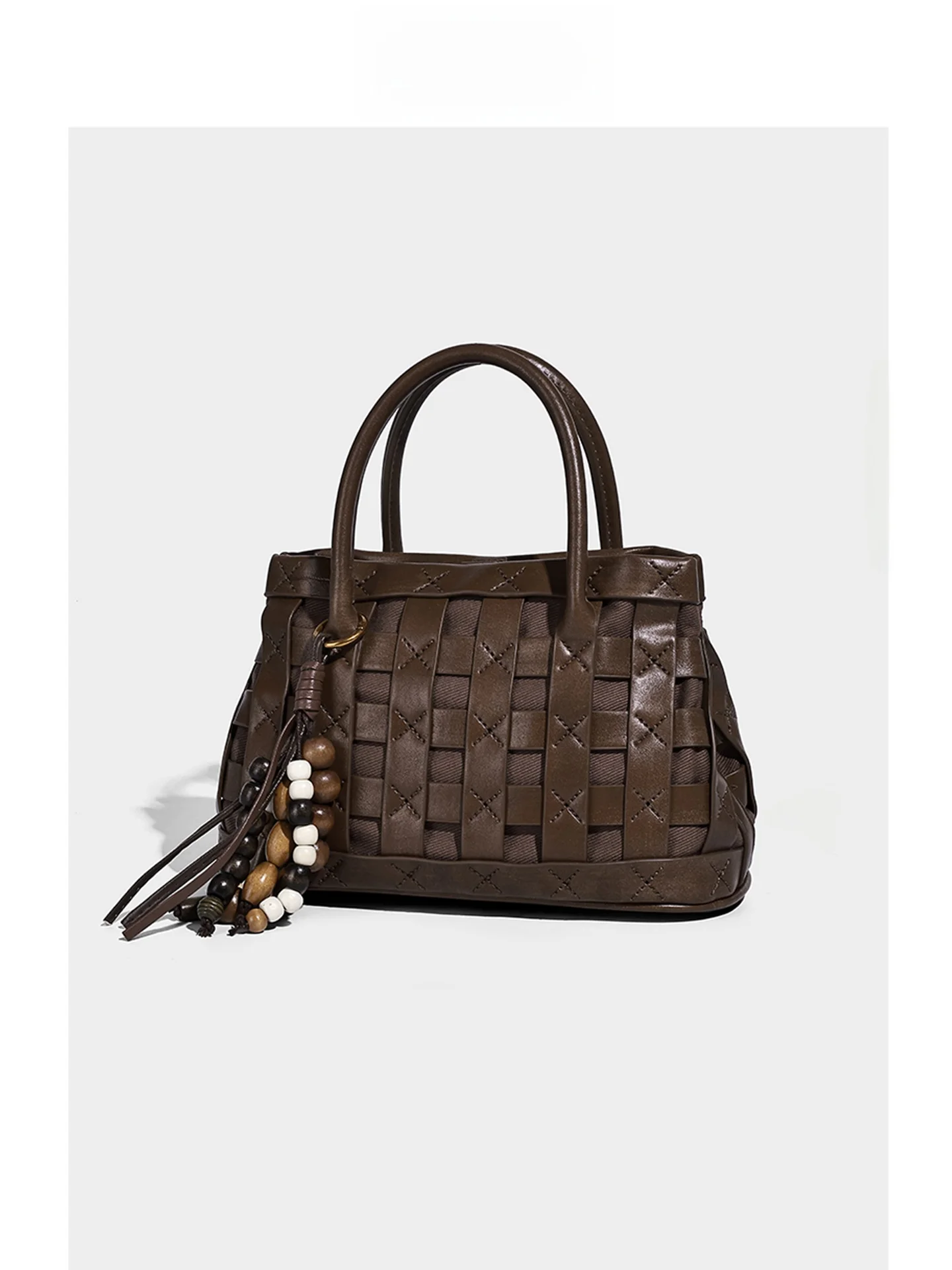 

Кожаная сумка через плечо Hanrted, женская сумка через плечо, сумка Daor, тканый дизайн, осень-зима, новая маленькая квадратная сумка