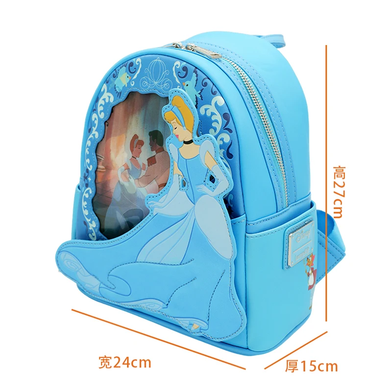 Cinderella Princess Lenticular Mini Backpack Girl Cute Shoulder Bag Outdoor Leisure Bag Christmas Gift - view 2