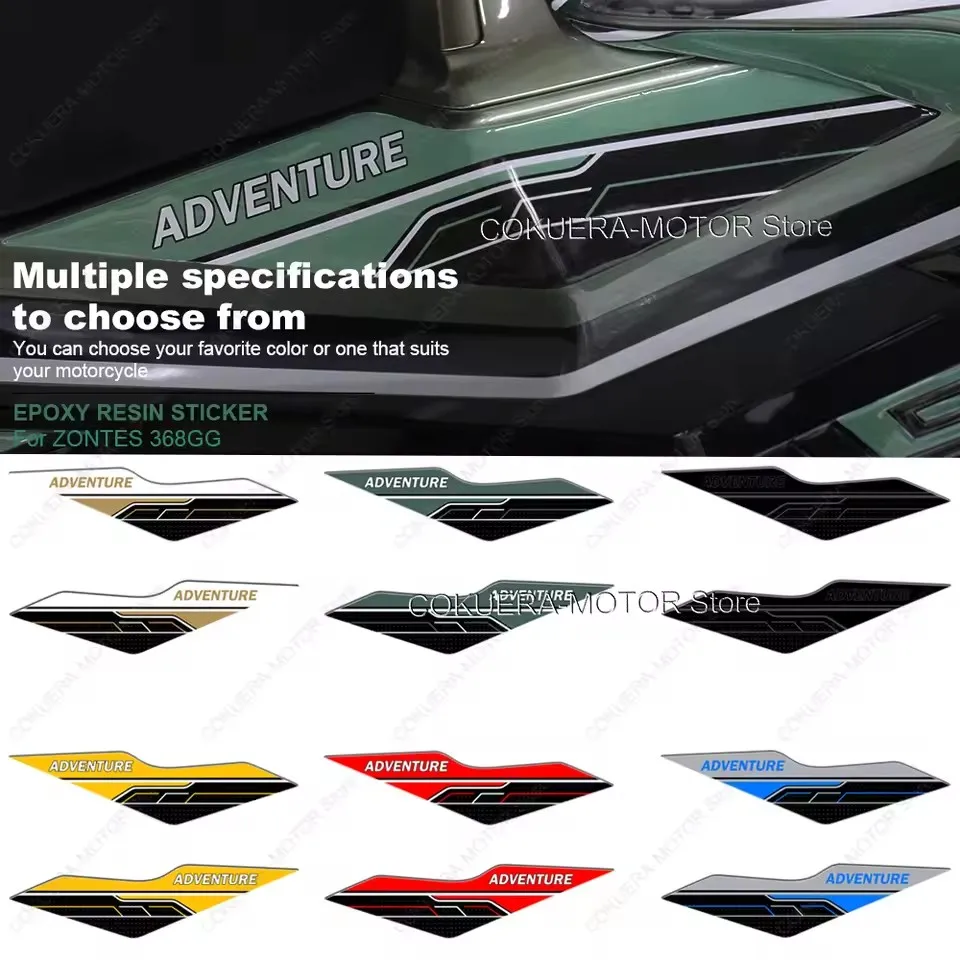 

Pedal Side Protective Sticker For ZONTES 368G 2025 3D Resin Protective Sticker Scratch Resistant And Wear-Resistant Sticker
