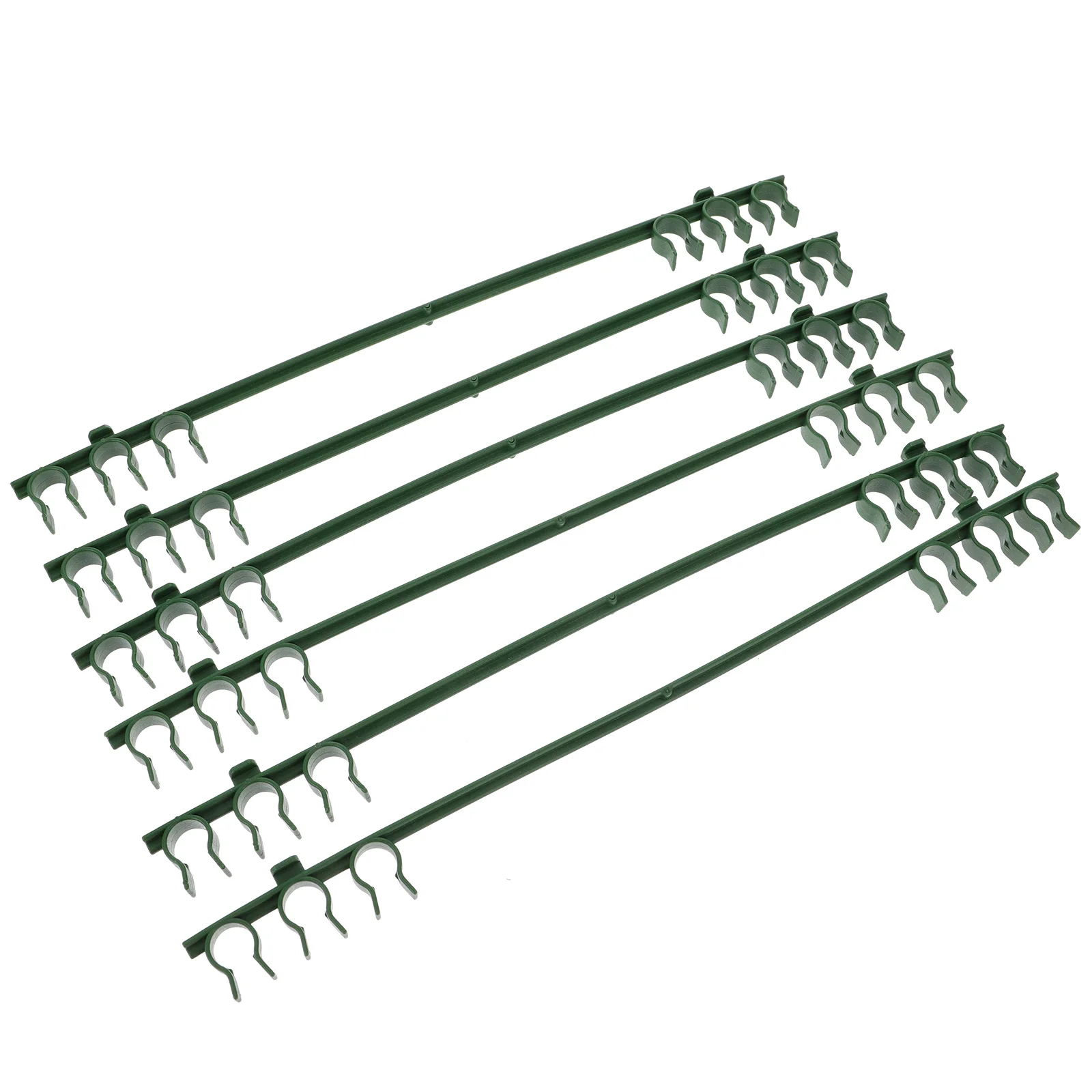50 pçs capaz estaca braços planta suporte conectores acessórios de jardinagem plástico ajustável rack tomate escalada videira