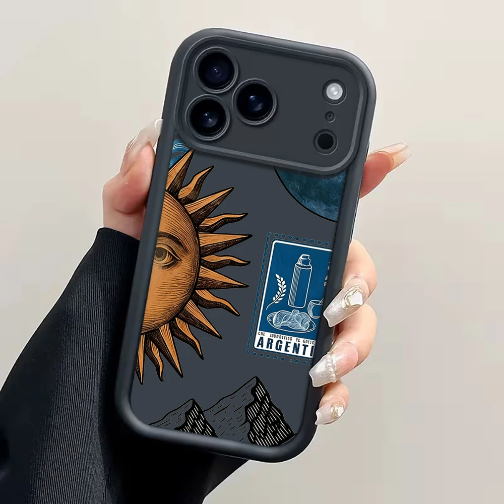Luxus-Silikonhülle mit Sternen- und Mondmotiv für iPhone 16 13 11 17 Pro Max Hüllen iPhone 12 13 ProMax 14 15 Plus 7 8 XS XR Stoßfeste Schutzhülle – Detail 5