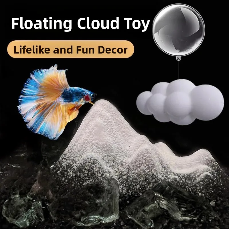 

Floating Cloud Fi Tank Decoration Creative Mountain Scene Full Set Aquarium Lacape Decoration Pet Supplies Aquarium Equi...