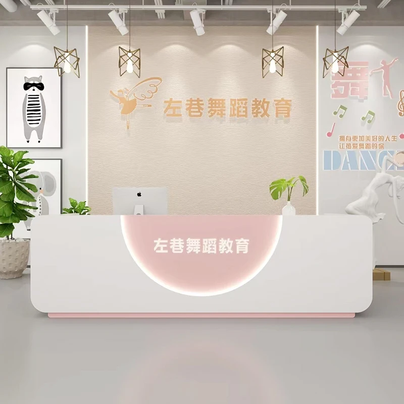 

Luxury Display Reception Desks Modern Shop Beauty Restaurant Executive Reception Desks Design Comptoire Accueil Trendy Furniture