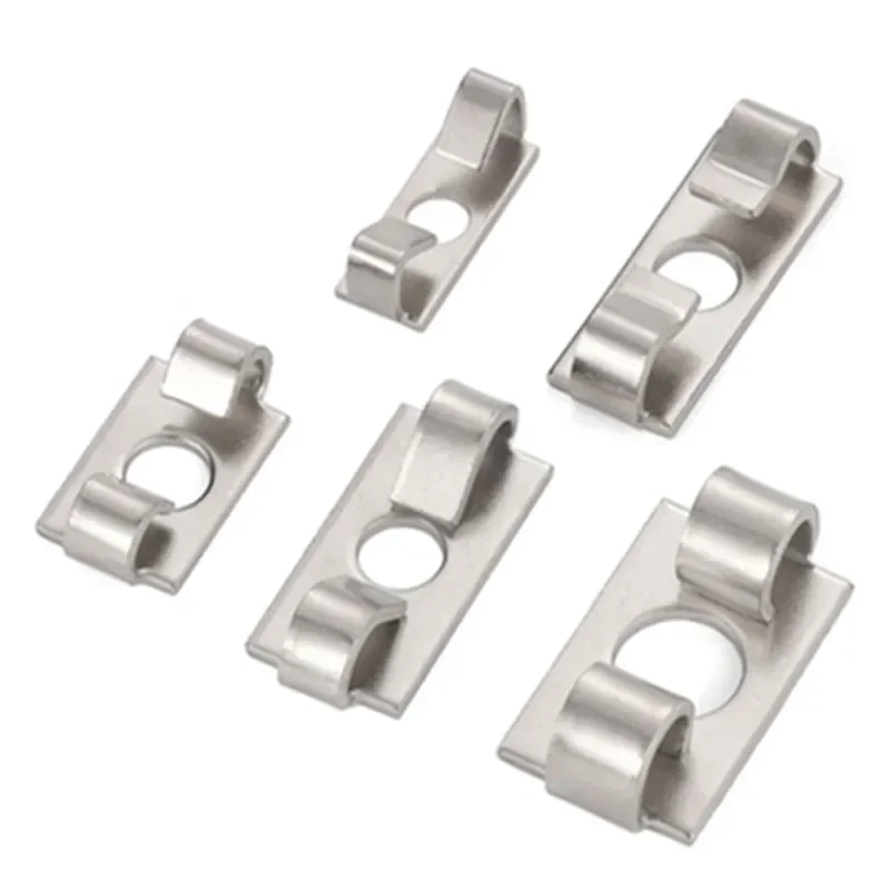 50PC/LOT  Spring Elastic Connector 2020 3030 4040 4545 Series Aluminum Profile Accessories Built-in Fitting Fastener