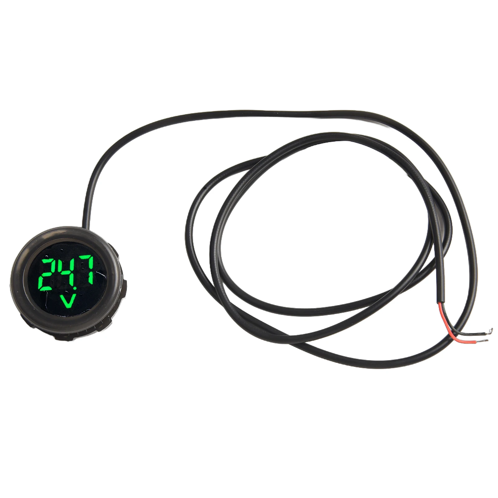 Digital Display Voltmeter Car Voltage Meter For Car Voltage Monitoring Compact And Portable Large Numbers Display