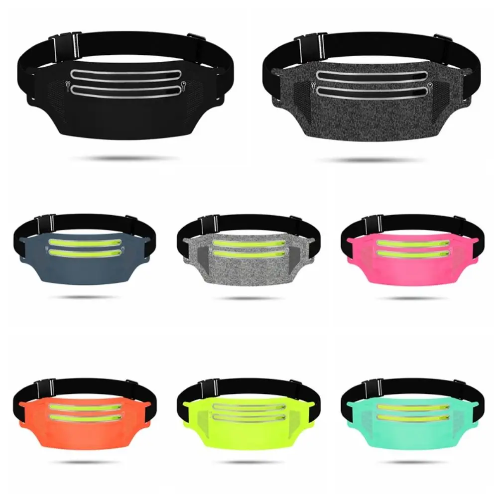 Jogging Ultra-Thin Sports Waist Bag High Elastic Multifunctional Running Phone Bag Breathable Storage Sports Phone Bag Men Women