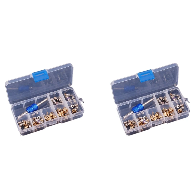 

80 шт., инструмент для удаления стержней клапана кондиционера R12 R134A