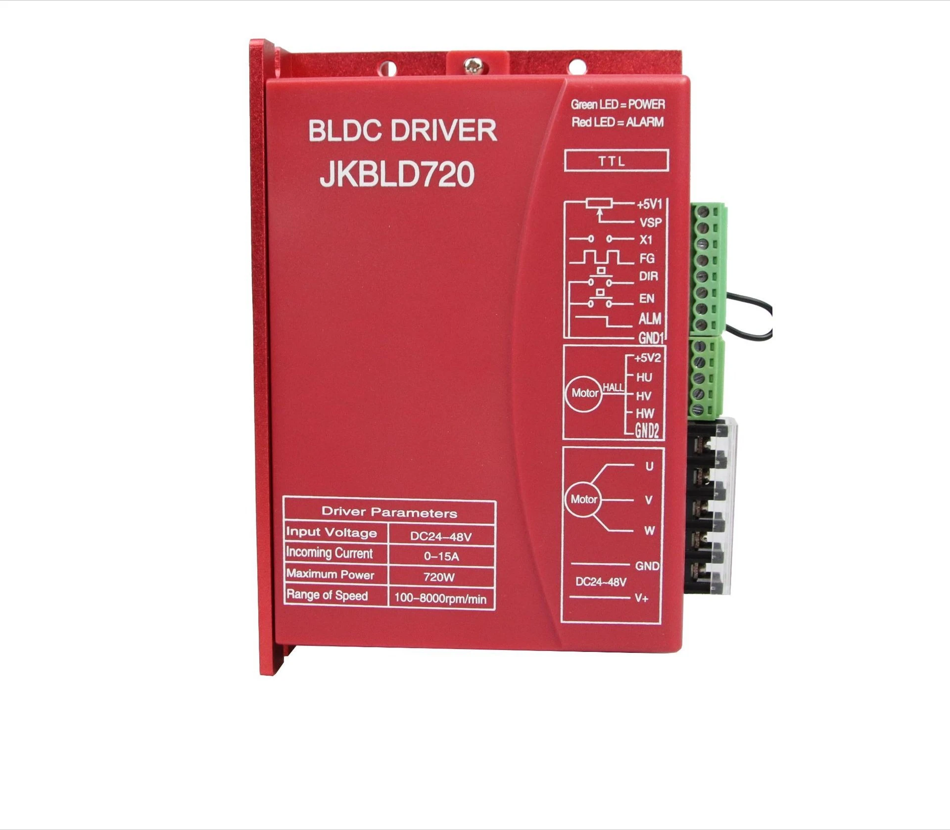 

Hall-less Motor Uses Brushless DC 24V-48V Controller Speed Regulation Subdivision Driver Set