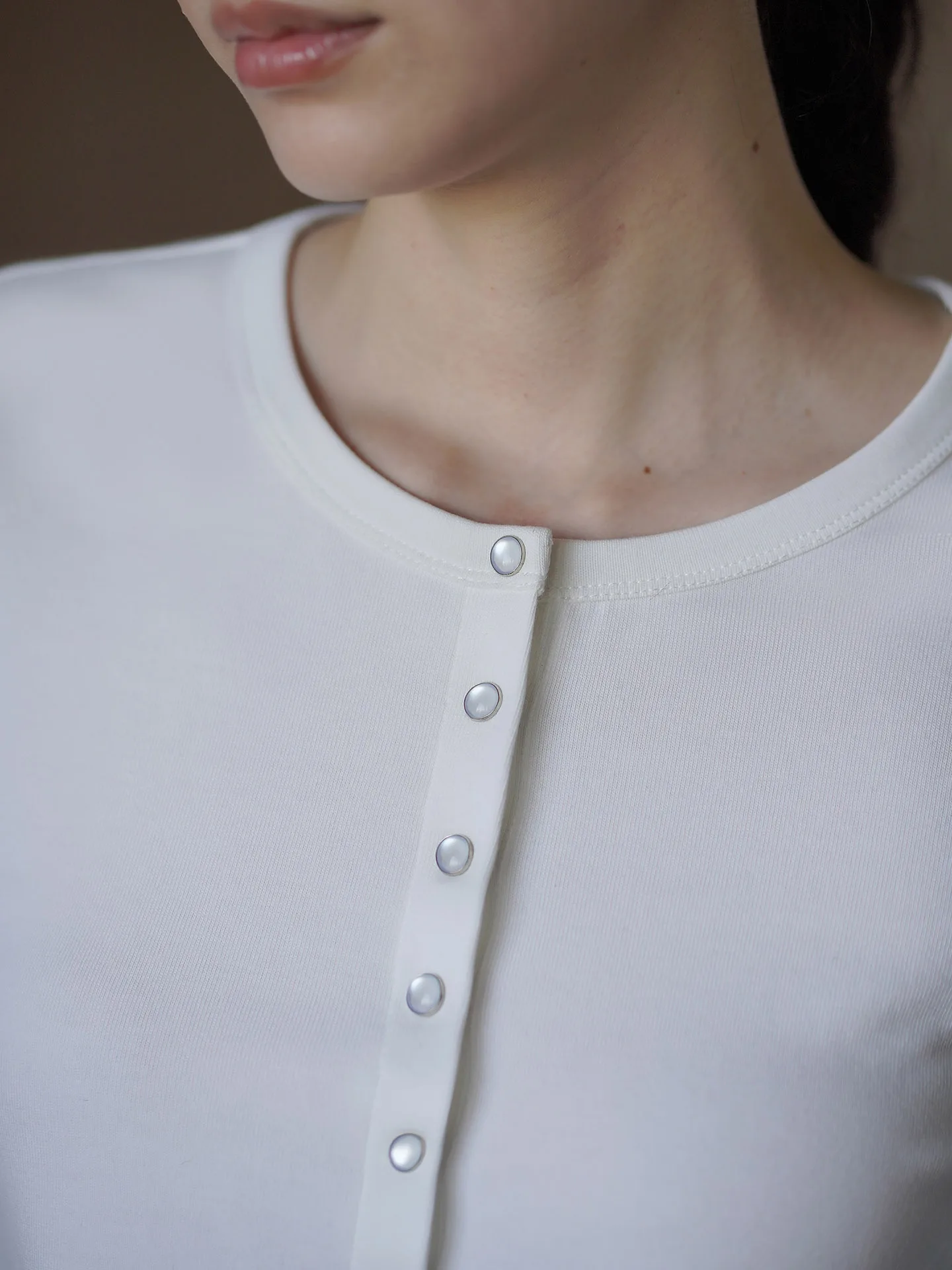 Hacikis Miss Moonlight  Eye Long Sleeve Cotton Feel Outerwear Casual round Neck Open Front Loose Fit Commute Top for Women