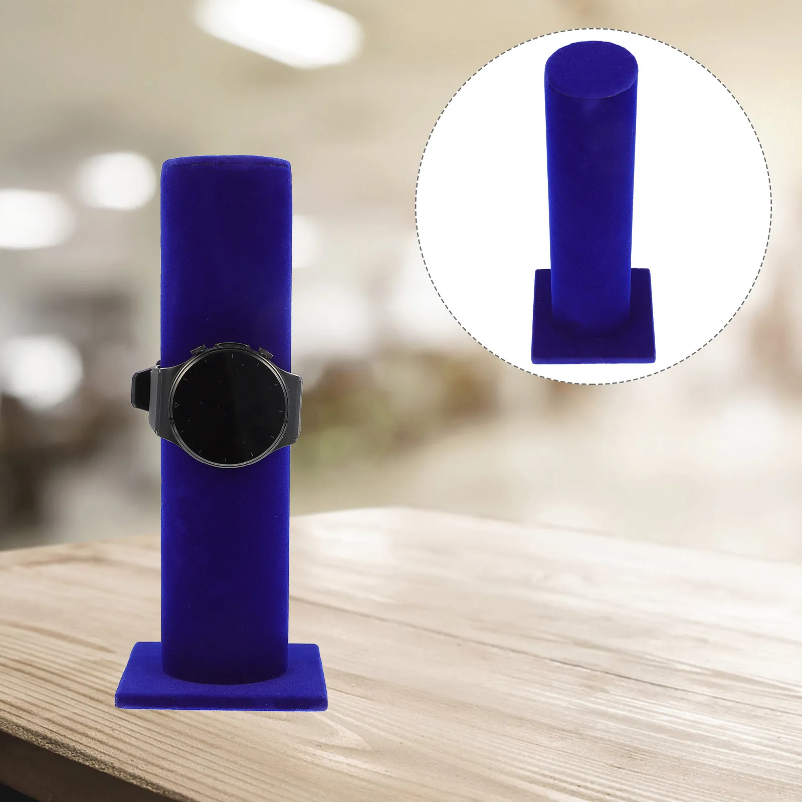 

1 шт. Вертикальная подставка для украшений и часов, стабильная основа, органайзер для браслетов, изысканный подарочный аксессуар, вертикальная подставка для часов