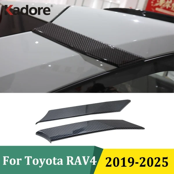 

For Toyota RAV4 RAV 4 2019 2020 2021 2022 2023-2025 Rear Window C-pillars Decorative Sticker Exterior Car Styling Accessories