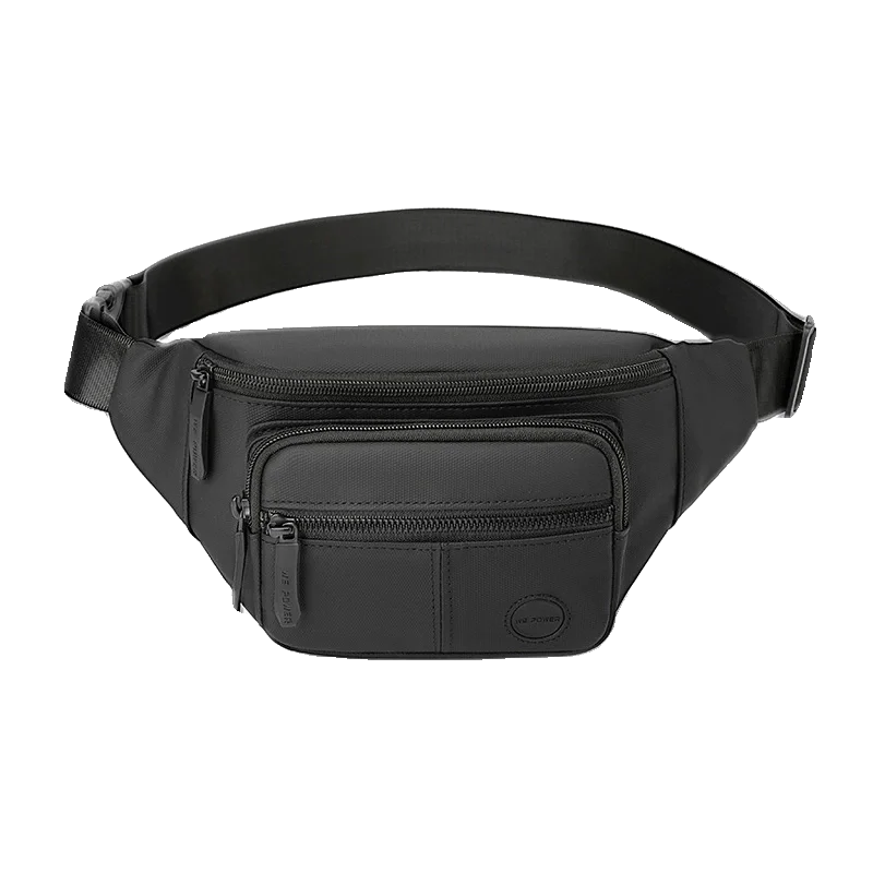 

New 2025 Men's Nylon Waterproof Mobile Phone Bag Casual Crossbody Chest Bag Large Waist Bag Faionable Spor Sle
