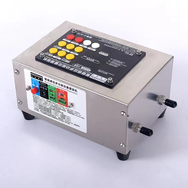 컨베이어 벨트 단일 헤드 액체 필러 주스 우유 물 감각 고정밀 내열성을 갖춘 자동 충전 기계