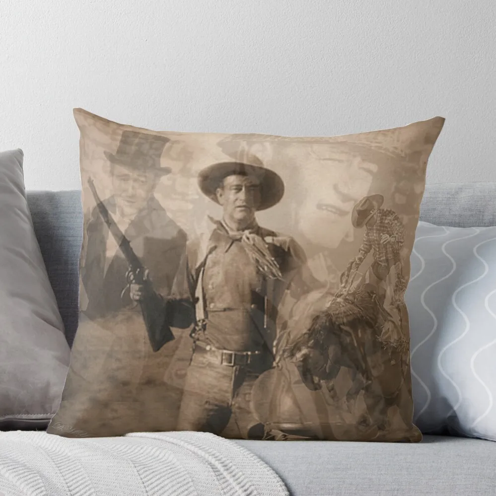 For John Wayne Fans Throw Pillow christmas pillowcases Luxury Pillow Cover Luxury Sofa Cushions