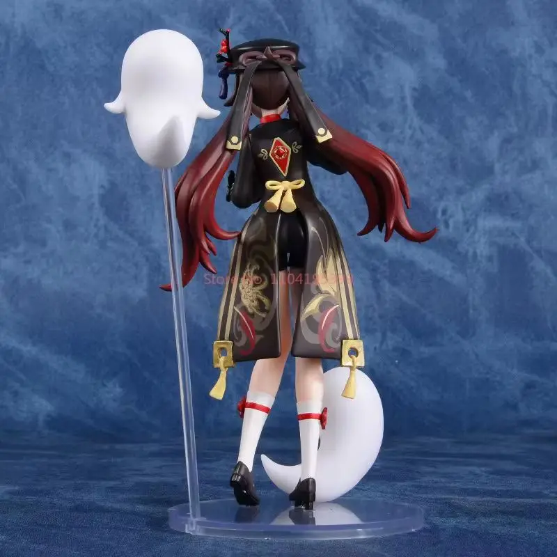 Genshin Impacto Anime Figura, Hu Tao Boneca Dos Desenhos Animados, Estatueta De Ação, Modelo De PVC, Decoração Do Escritório, Coleção Estátua Brinquedos, Em Stock