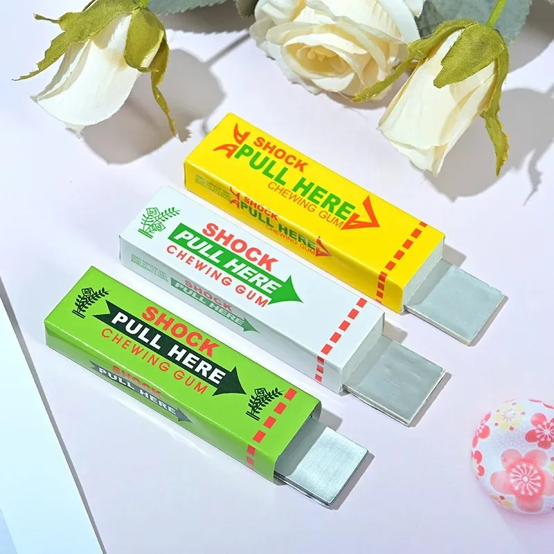 صدمة كهربائية نكتة العلكة صدمة لعبة هدية أداة مضحك الكمامة المزحة نكتة واقعية لعيد الهالوين يوم كذبة أبريل #3