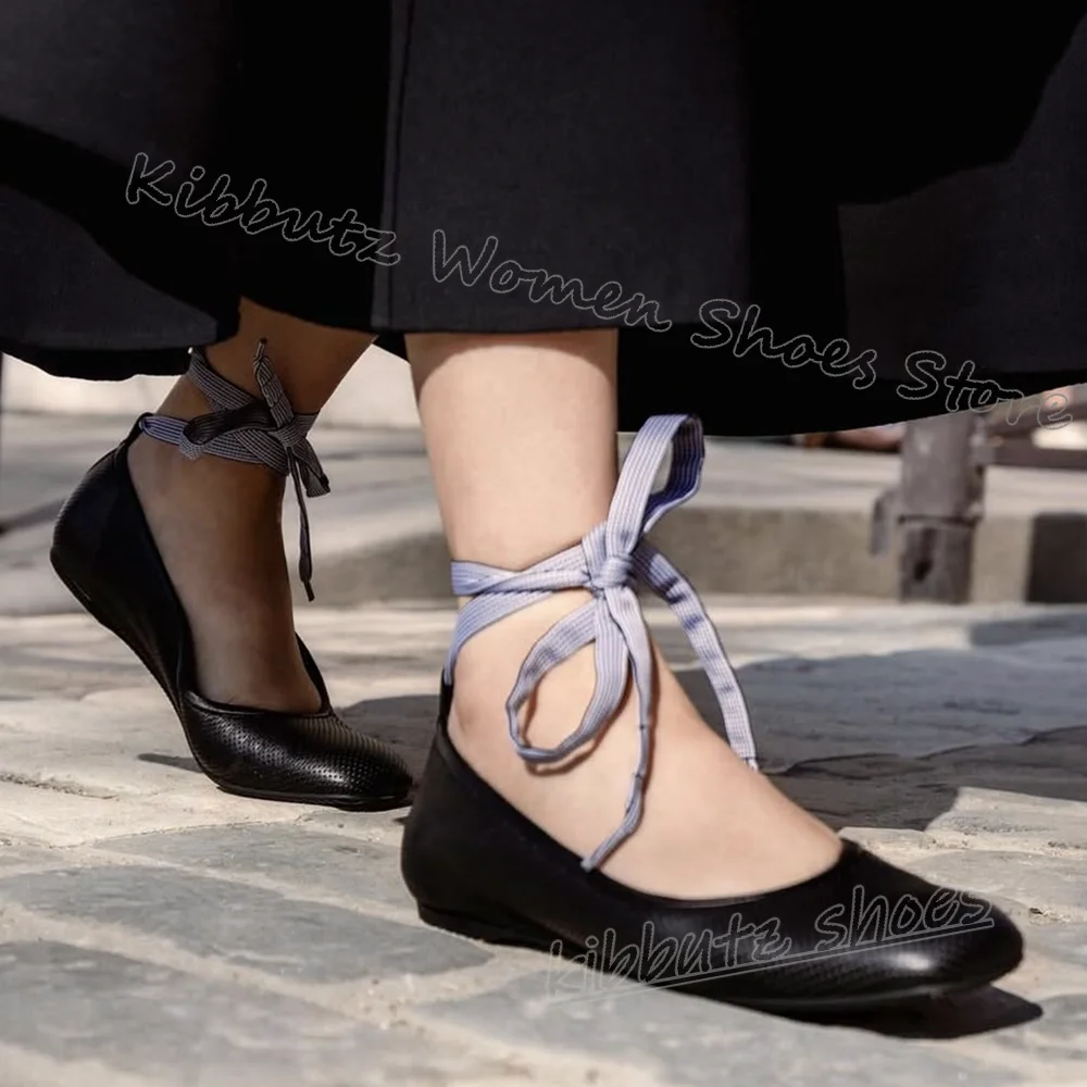 

Балетки-лодочки с перекрестным ремешком, кожаные разноцветные модные туфли без шнуровки, роскошные вечерние пикантные свадебные женские туфли с круглым носком на плоской подошве, новые