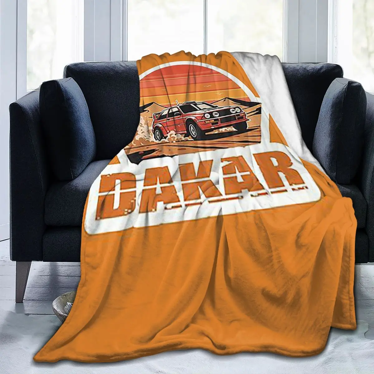 

Dakar Rally Blanket Flannel Sofa Throw Blanket Lightweight for Home Bedroom Outdoor Throws Bedspread Quilt