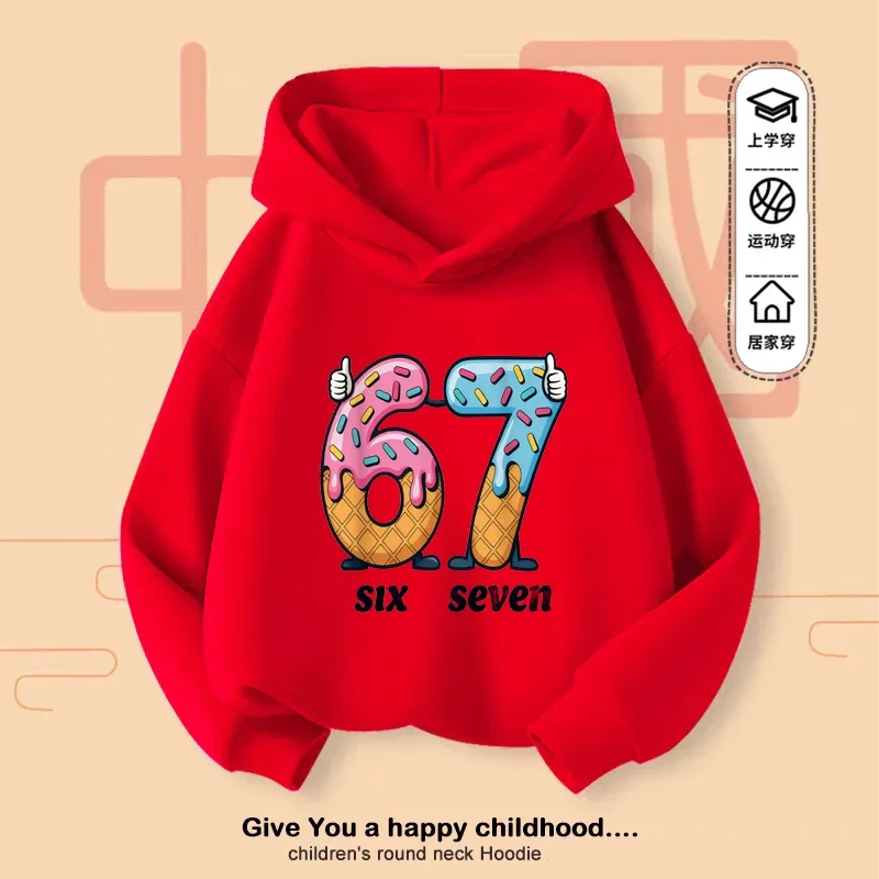 هوديي رياضي كاجوال للأطفال لعيد الميلاد - Y2K 67 هدية ندفة الثلج كاندي، هوديي مبطن بالصوف الناعم مع غطاء رأس قابل للتعديل، هدية عيد الميلاد #2