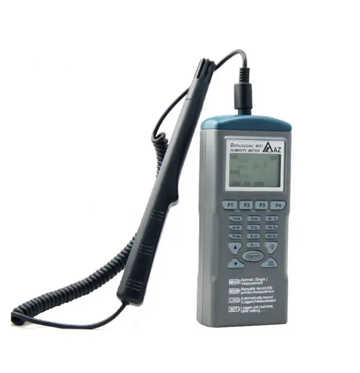 AZ9651 podręczny Tester Temp loggera RH z interfejsem