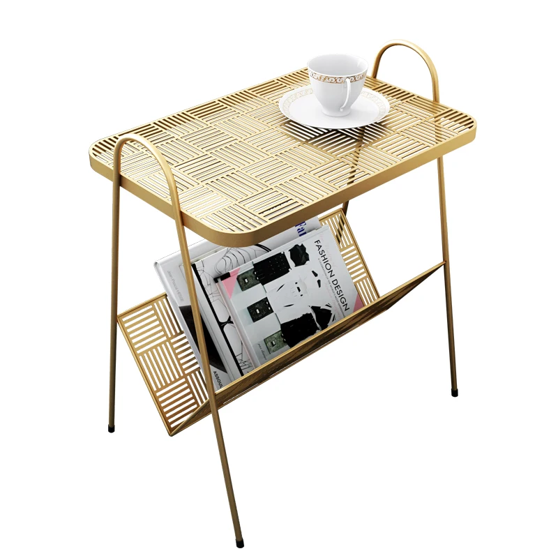 

Современный минималистичный прикроватный столик, маленький кофейный столик, железная тумбочка, приставной столик для дивана в гостиной, угловой столик