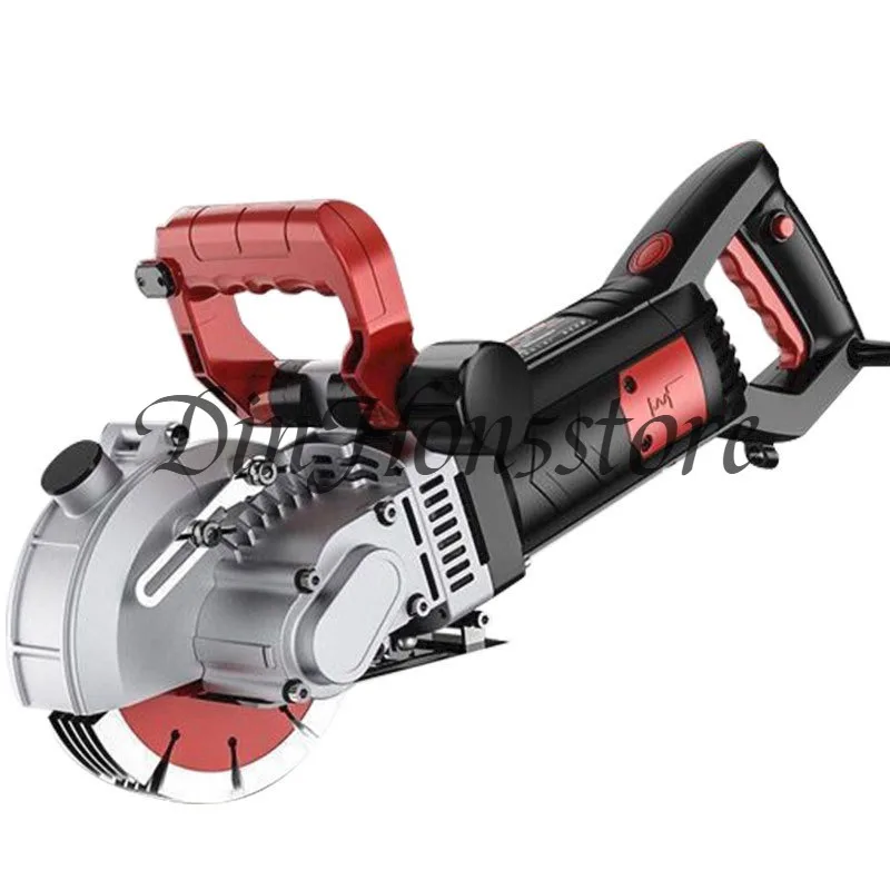 Small hand-held slotting machine water and electricity installation one-time molding household