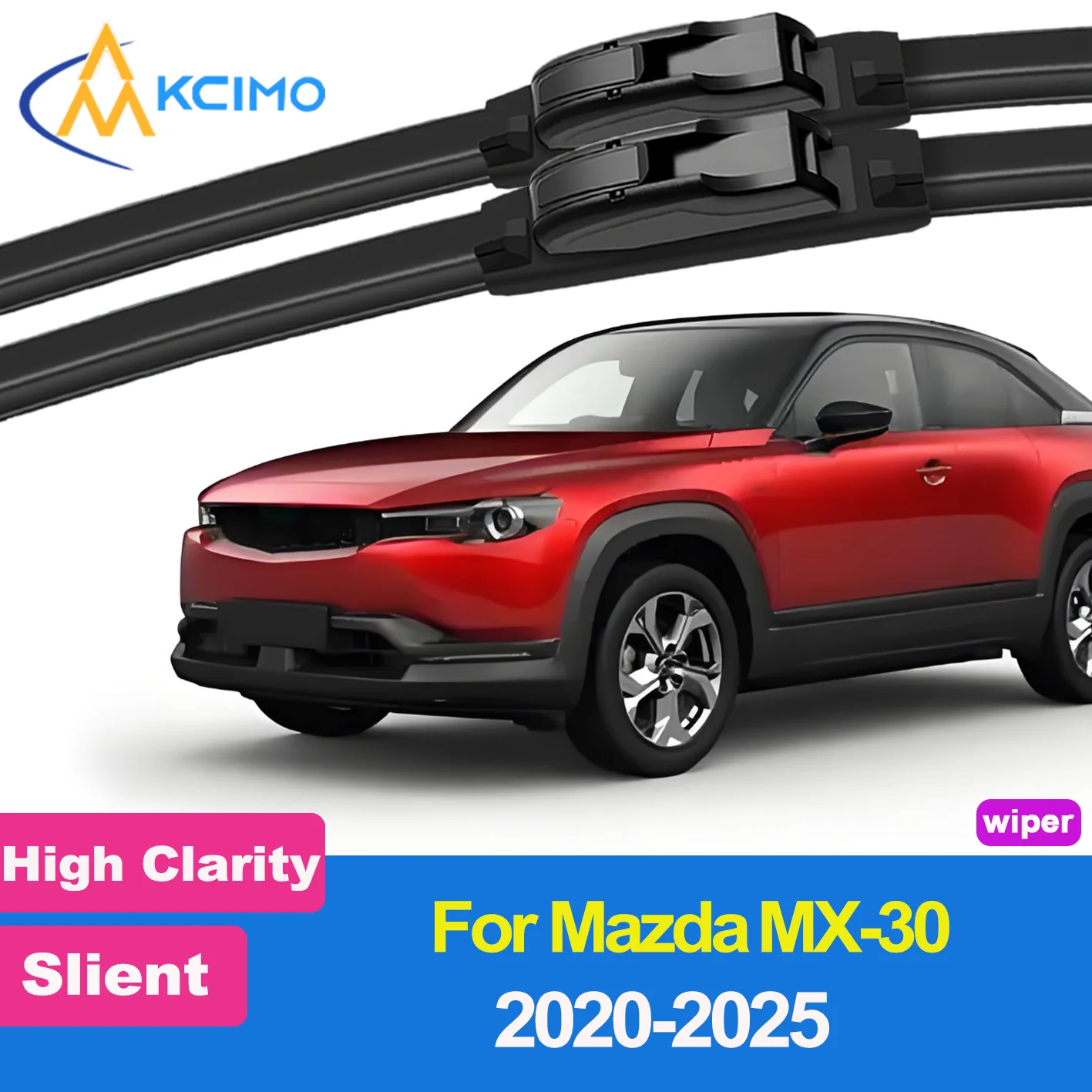 

2PCS New Front Windshield Wiper Blade for Mazda MX-30 DR 2020-2025 Front Windshield Auto Wipers Blade Accessories 2025 2024 2023