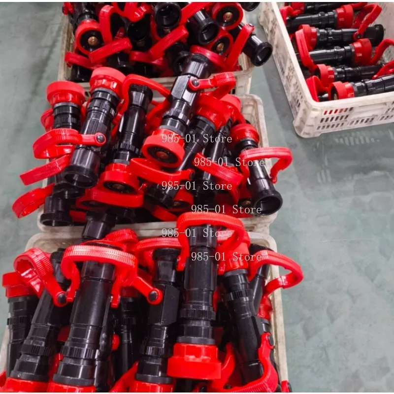 Forest fire hose high pressure nozzle 40 type DC spray multi-functional flowering with switch recoilless water gun