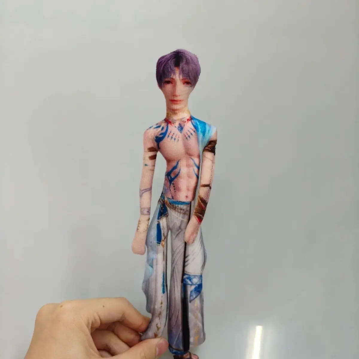 

Плюшевая кукла-фигурка Love and Deepspace Рафаэль Лемурия (Бог Моря) с подвижным проволочным каркасом, для косплея, декор для комнаты, подарки