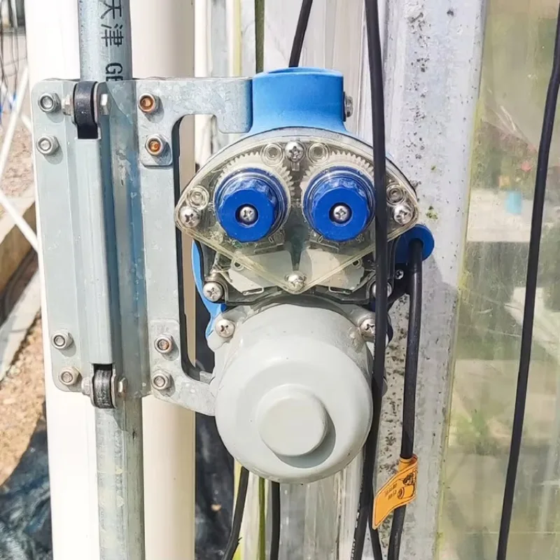 มอเตอร์ม้วนไฟฟ้าควบคุมการระบายอากาศ DC 24V สำหรับโรงเรือนพลาสติก  ลดราคาพิเศษ