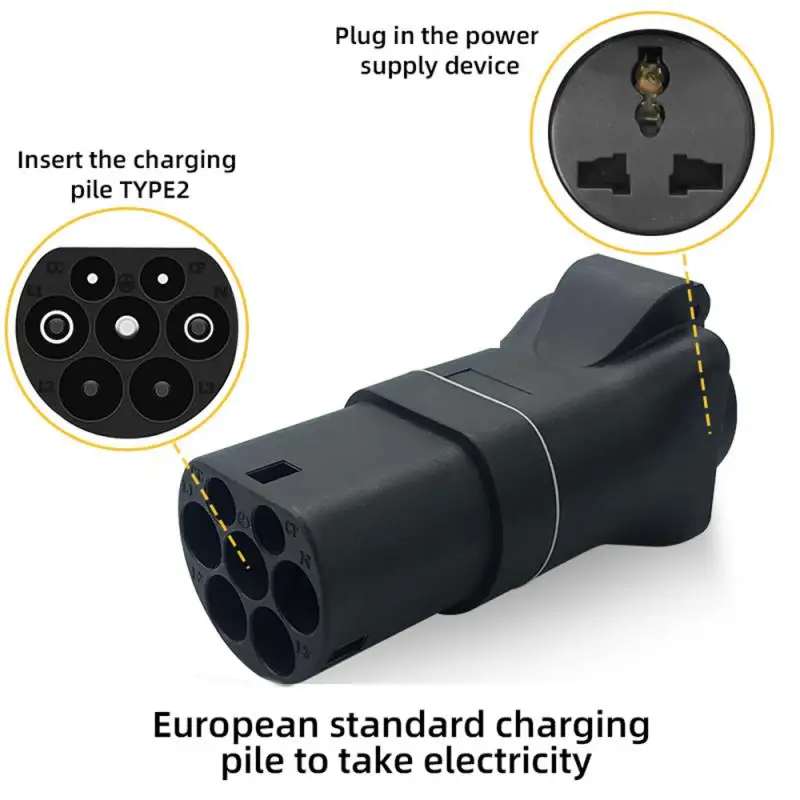 New energy charging station Adapter J1772 to 5-15 Converter Type 1 to 220V household RV motorcycle scooter Bike