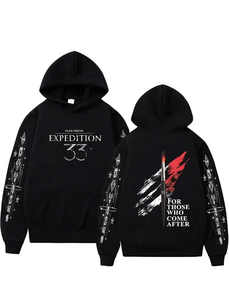 Jeu Clair Obscur expédition 33 pour ceux qui viennent après Merch sweat à capuche hommes femmes décontracté surdimensionné sweats à capuche mâle mode Streetwear