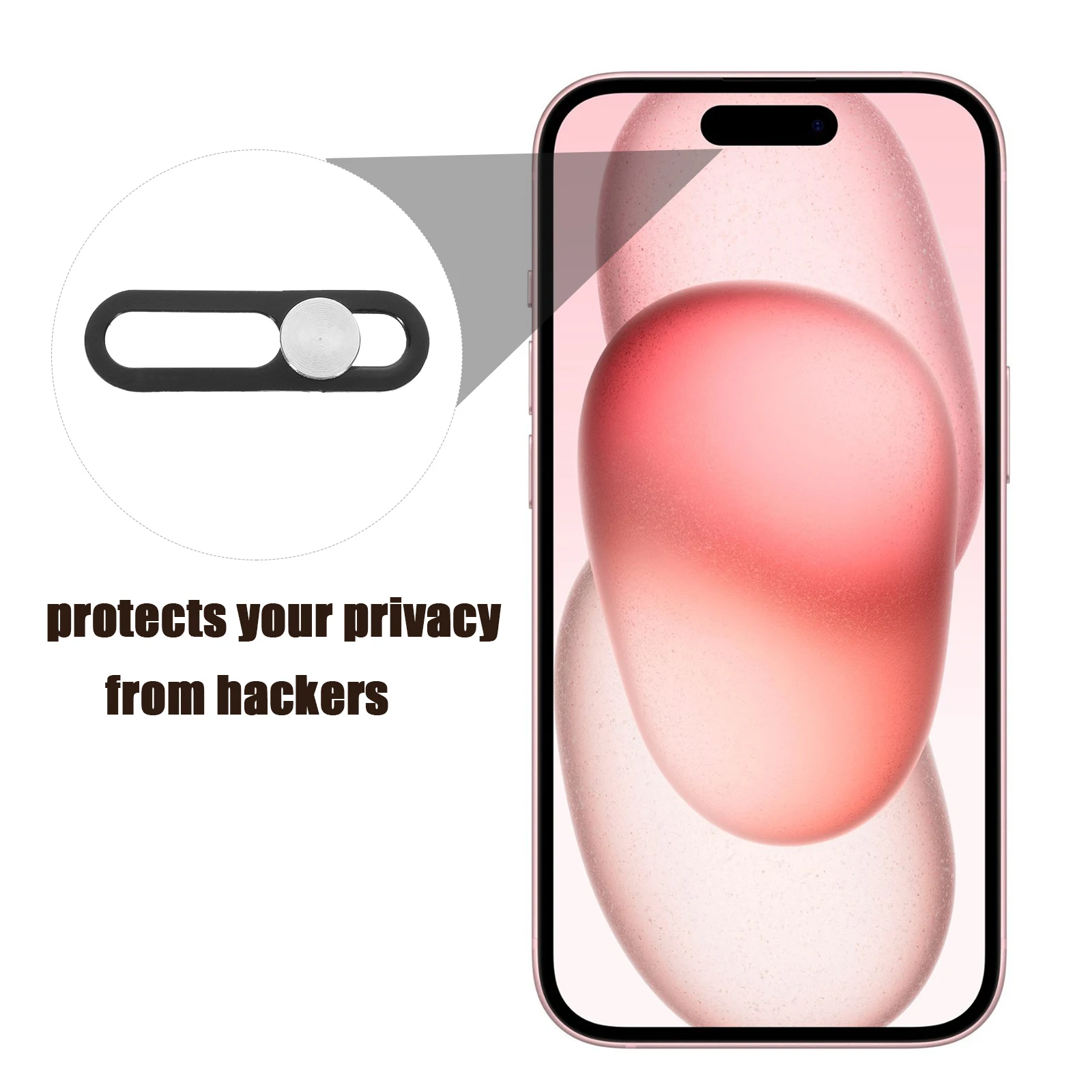 

2Pcs Camera Privacy Covers Webcam Cover Slide Aluminum Alloy Protective Camera Slider for Phone Laptop Mobile Privacy Protection