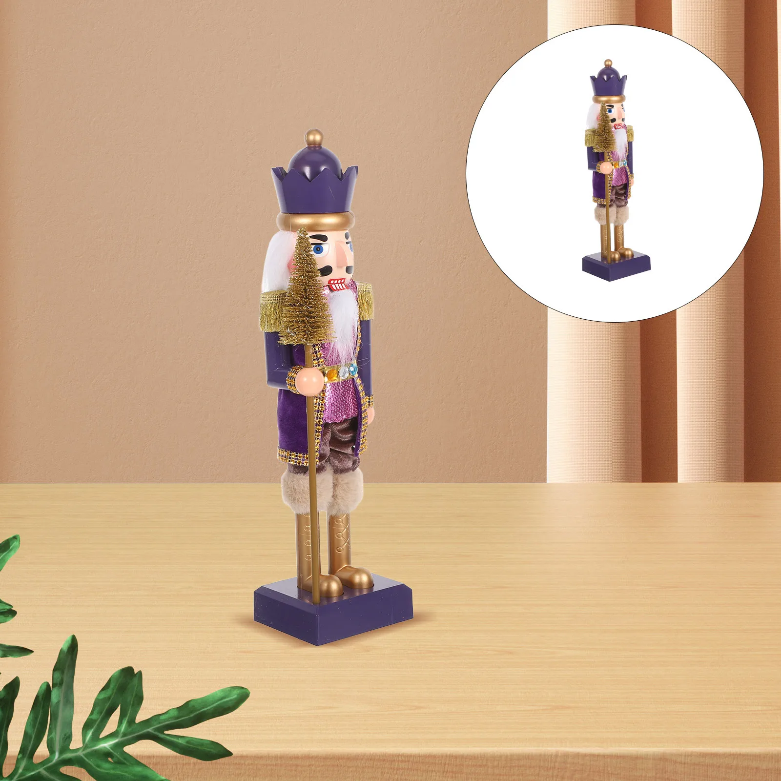

15.7 Inch Illuminated Nutcracker Soldier - Musical Christmas Decoration for Living Room Office Table Centerpiece
