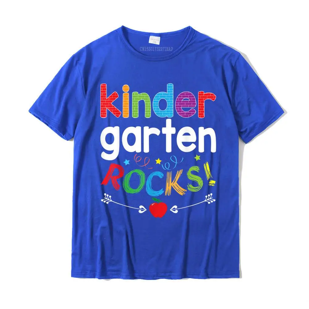 Kindergarten Rocks Back To School Kid Teacher Student Team T-Shirt T Shirt Tops Shirt New Arrival Cotton Casual Casual Male