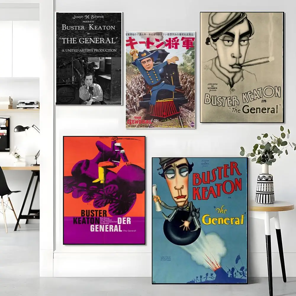 classic movie T-The General-L Painting Calligraphy Boho Botanical Decor for Living Room Elegant Home Style