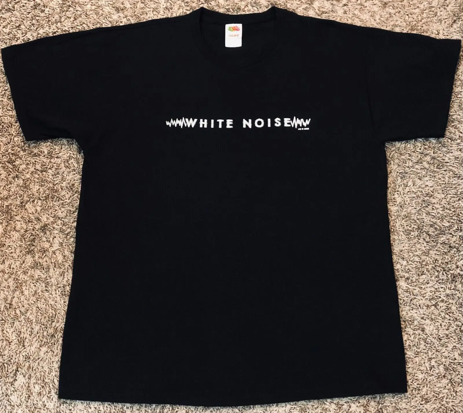 White Noise Horror Movie Official Promo Men's Black T-Shirt